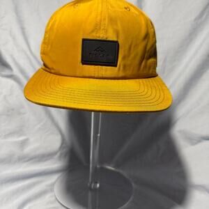 Tillak mustard yellow nylon snapback